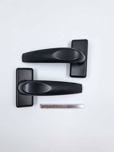 [Alum-Handle-Savio-2-screws-blank-BLK] Savio 2 Screws Handle for Aluminum SD2000 (Black)