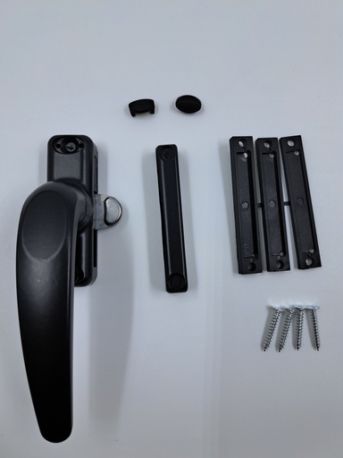 [Alum-Left-Right-Handle-Fingerprint-BLK] Left/Right Handle Fingerprint Model for SD2000 (Black)