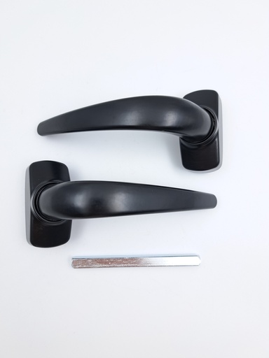 [Alum-Handle-Deluxe-Blank-BLK] Deluxe Handle for Aluminum SD2000 (Black, Blank)