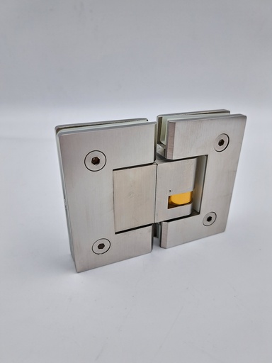 [Glass-Acce-Hinge-HBC000-G/G-SSS] Hydraulic Glass/Glass Hinge with adjustments (SSS)