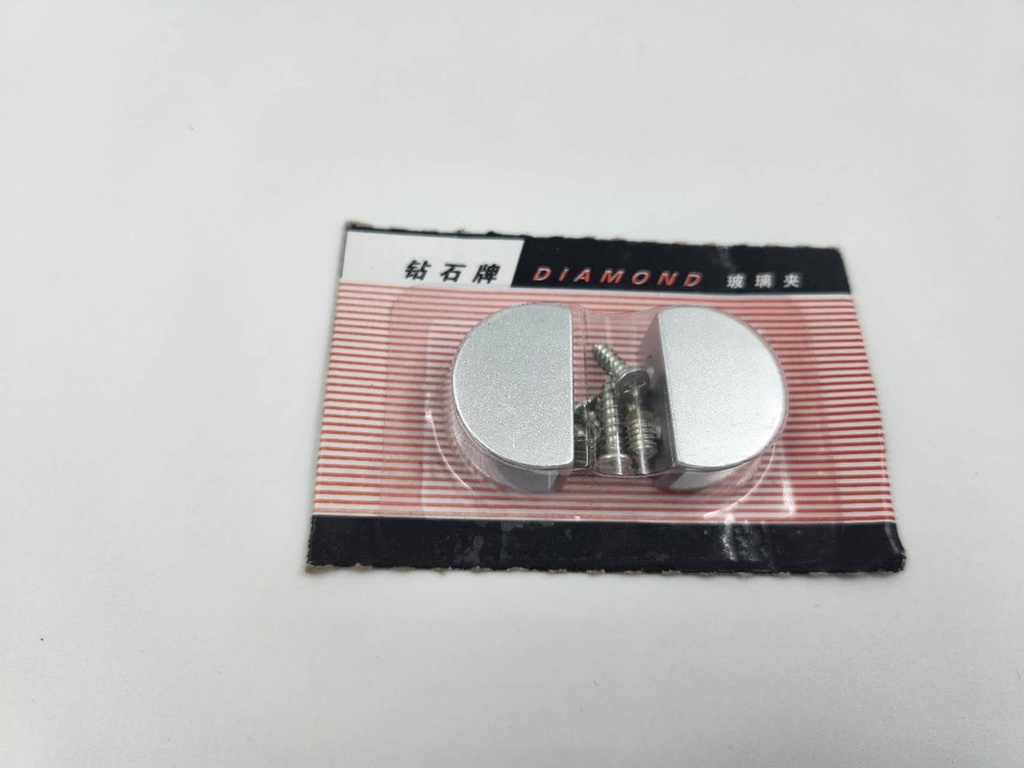 Small Half Round Glass Support on Card