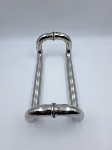 [Glass-Handle-6126-SS201-0300x0275-SS/PSS] C Glass Handle (300, SS/PSS)