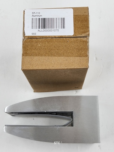 [Glass-Spigot-SP-110-Alum-SSS] U Shape Leg for Frameless Glass Door (No Cut) (SSS)