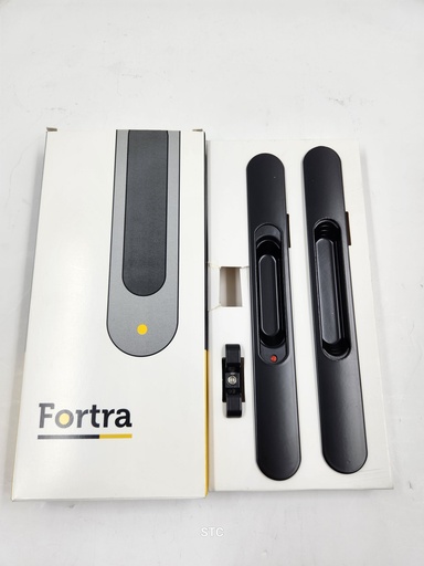 [Alum-84614-Fortra-NoKey-2-BLK] Two Face Lock Premium Design (Black)