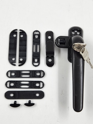[Alum-Left-Right-Handle-Roller-WithKey-BLK] Left/Right Handle Roller Model for SD2000 with Key (Black)