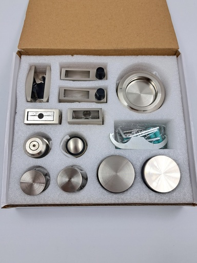 [Sliding-Set-Zinc-1-SSS] Single Sliding Bac a Douche Set (SSS, Zinc)