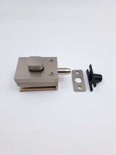 [Glass-Acce-Latch-WithoutCut-708A-WithoutGash-SSS] Glass Latch without Glass Cut (SSS)