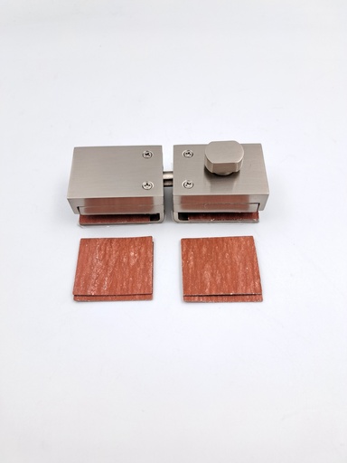 [Glass-Acce-Latch-WithoutCut-708-WithGash-SSS] Glass Latch without Glass Cut With Gash (SSS)