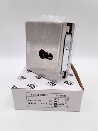 [Glass-Acce-815-MAB-SS304-SSS] Floor Glass Lock (SSS, MAB, SS304)