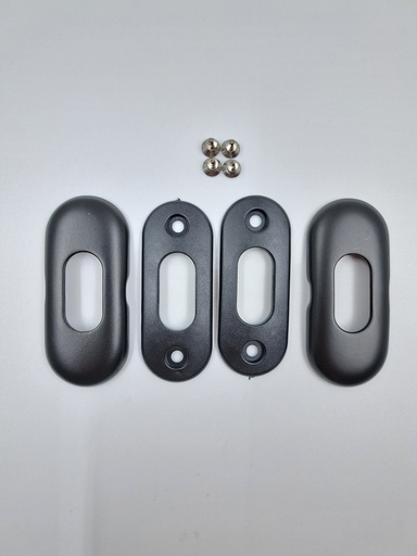 [Cylinder-Cover-OVAL-BLK] Oval Cylinder Cover (Black)
