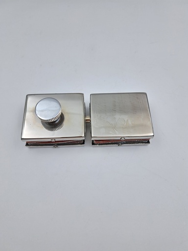 [Glass-Acce-Latch-WithCut-DL-704-WithGash-SSS] Glass Latch Square With Glass Cut With Gash (SSS)
