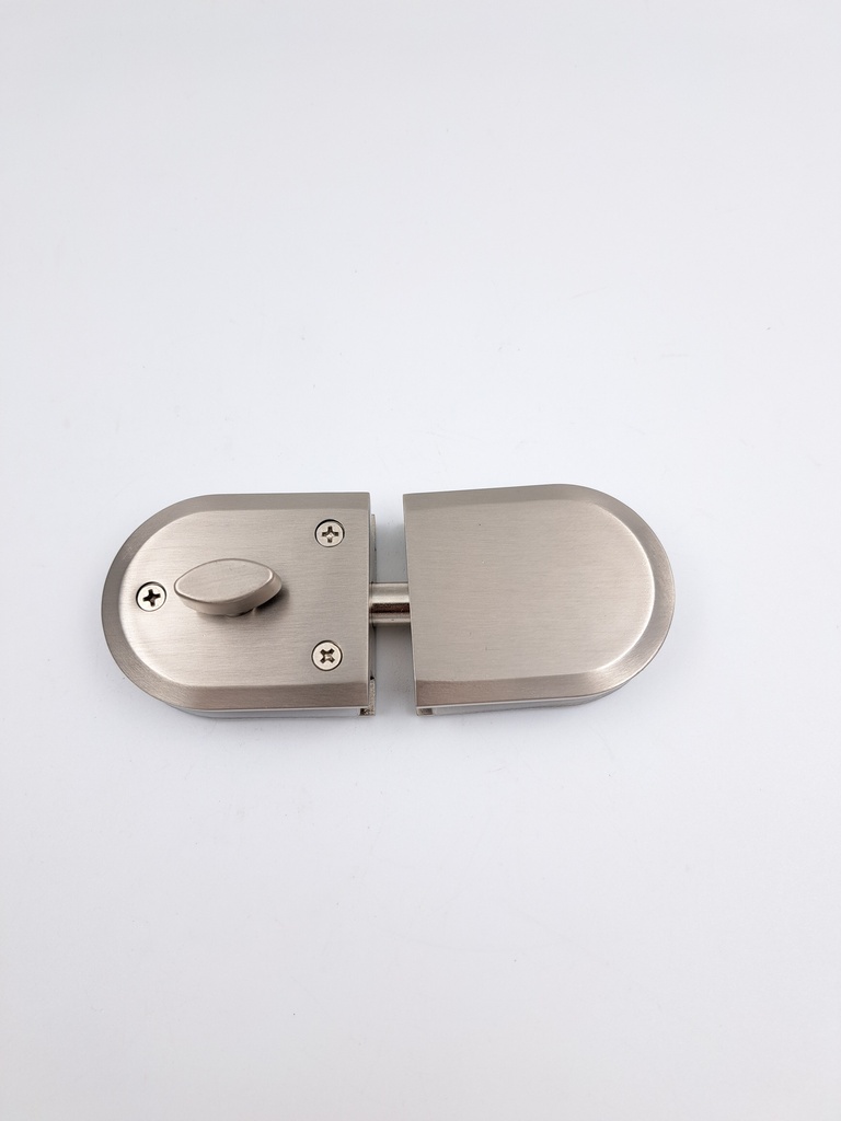 Glass Latch Half Round With Glass Cut With Gash