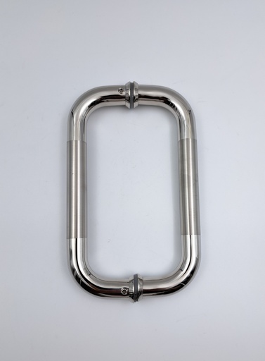 [Glass-Handle-KS-6056-185-SS/PSS] Round Glass Handle (SS/PSS, 185)