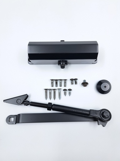 [Alum-Overhead Door Closer Black] Overhead Door Closer (Black)