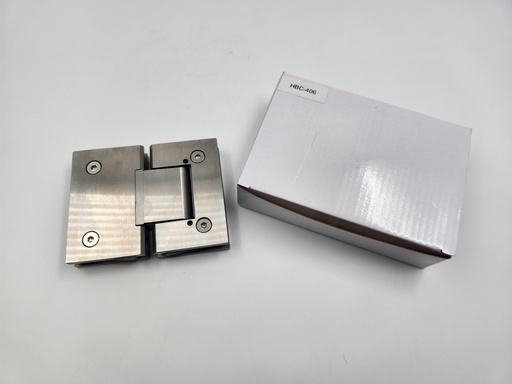[Glass-Acce-Hinge-HBC406-G/G-SSS] Hydraulic Glass/Glass Hinge